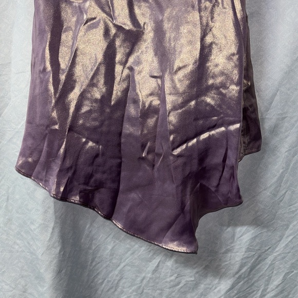 Purple iridescent spaghetti strap slip dress, Urban Outfitters. - Picture 6 of 8